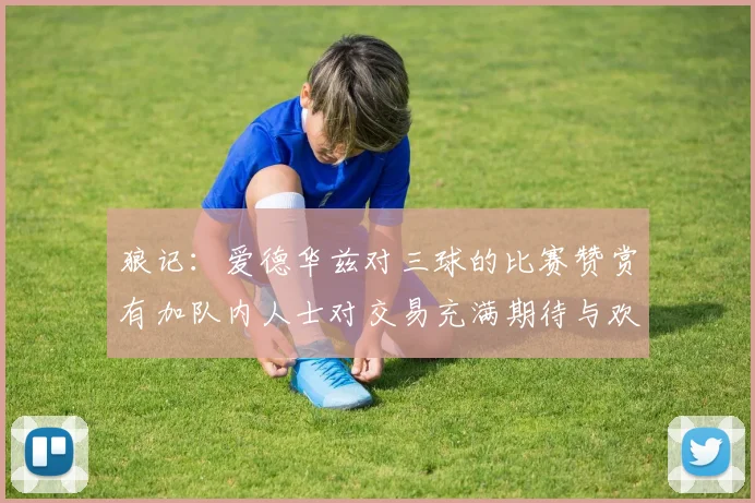 狼记：爱德华兹对三球的比赛赞赏有加队内人士对交易充满期待与欢欣